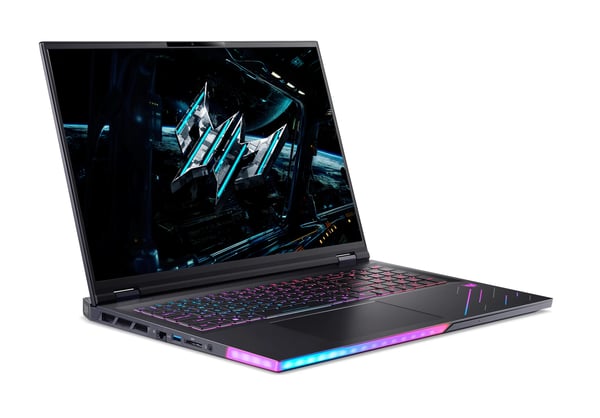 Acer Predator PH18-73-93YX Intel Core Ultra 9 275HX Bärbar dator 45,7 cm (18") WQUXGA 64 GB DDR5-SDRAM 2 TB SSD NVIDIA GeForce RTX 5090 Wi-Fi 7 (802.11be) Windows 11 Pro tyska Svart