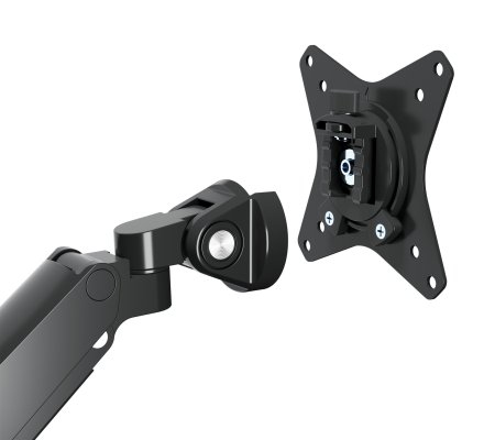 Manhattan 461887 skærmbeslag og -stativer 81,3 cm (32") Skrivebord Sort