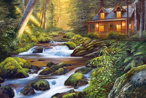 Castorland Creek Side Comfort 1000 pcs Kuviopalapeli 1000 kpl Maisema