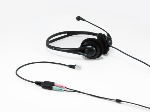 Equip 147944 lydkabel 0,25 m RJ-9 2 x 3.5mm Sort