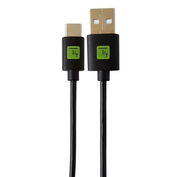 Techly ICOC MUSB20-CMAM01T USB-kabel USB 2.0 0,1 m USB A USB C 0,48 Gbit/sek. Sort