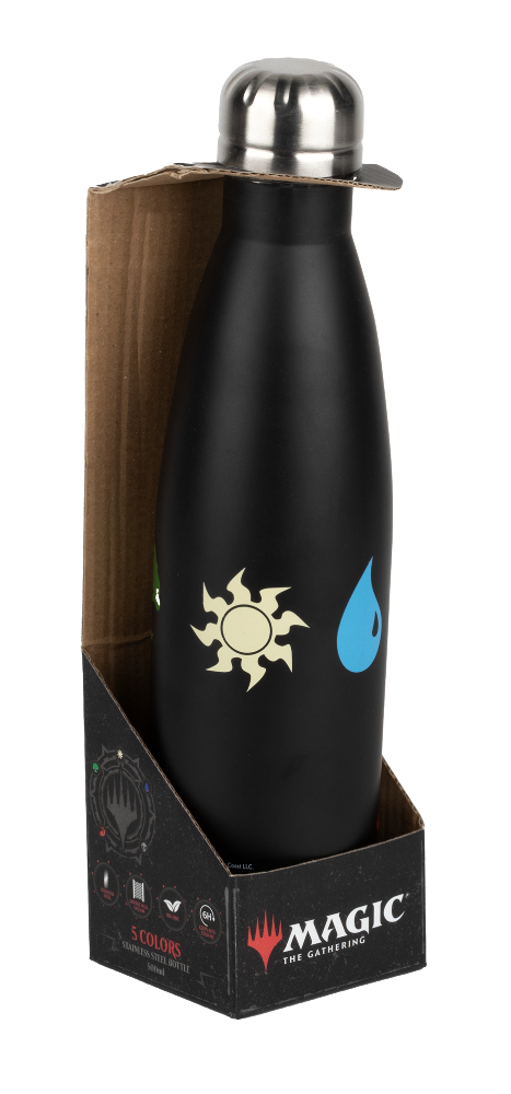 Konix 78441121191 dricksflaskor Daglig användning 500 ml Rostfritt stål Svart