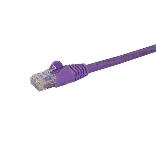 StarTech.com 7 m Cat6 Snagless RJ45 Ethernet-nätverkskabel - Lila - 7 m Cat 6 UTP-kabel - Patchkabel