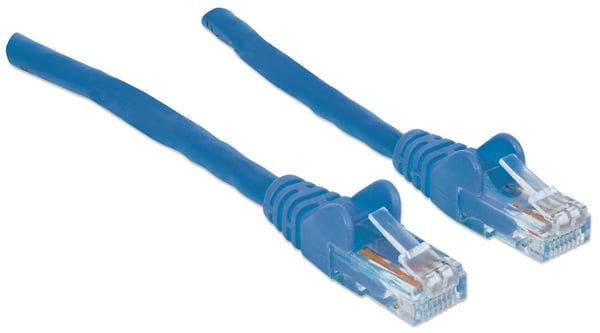 Intellinet 7.5m Cat6a S/FTP nätverkskablar Blå 7,5 m S/FTP (S-STP)
