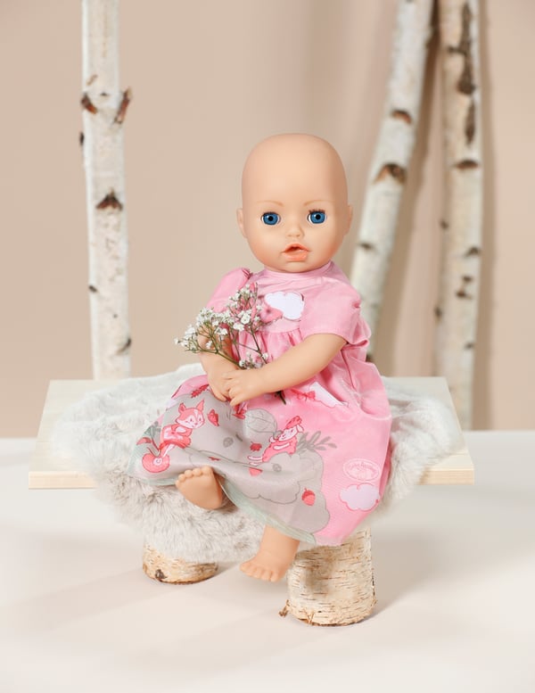 Baby Annabell Dress pink 43cm Nuken mekko