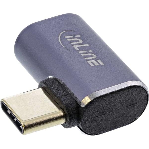 InLine 35900B kabelomvandlare (hane/hona) USB Type-C Grå