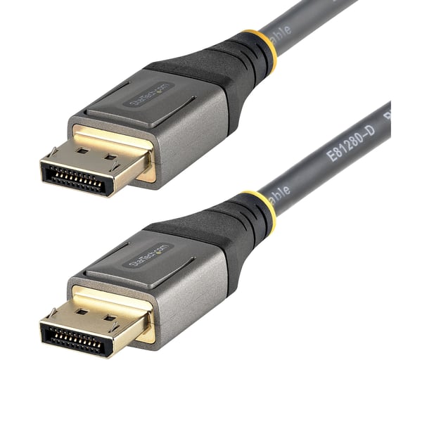 StarTech.com 5 m VESA-certifierad DisplayPort 1.4-kabel - 8K 60 Hz HDR10 - Ultra HD 4K 120 Hz-video - DP 1.4-kabel/-sladd - För skärmar/displayer - DisplayPort till DisplayPort-kabel - M/M