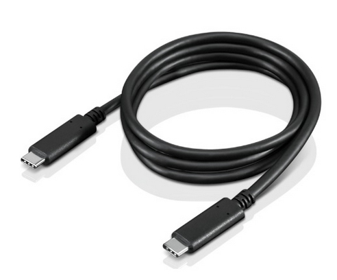 Lenovo 03X7610 USB-kablar 1 m USB C 10 Gbit/s Svart