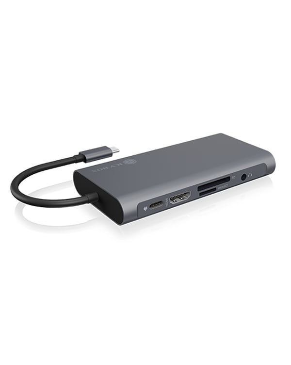 USB Type-C™ -kannettavan telakointiasema kymmenelle lisäportille (IB-DK4040-CPD)