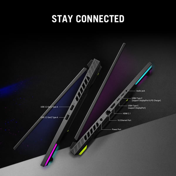 ASUS ROG Strix G18 G814PM-S9012W AMD Ryzen™ 9 7940HX Laptop 45,7 cm (18") 2.5K 16 GB DDR5-SDRAM 1 TB SSD NVIDIA GeForce RTX 5060 Wi-Fi 6E (802.11ax) Windows 11 Home Grå QWERTY Hollandsk
