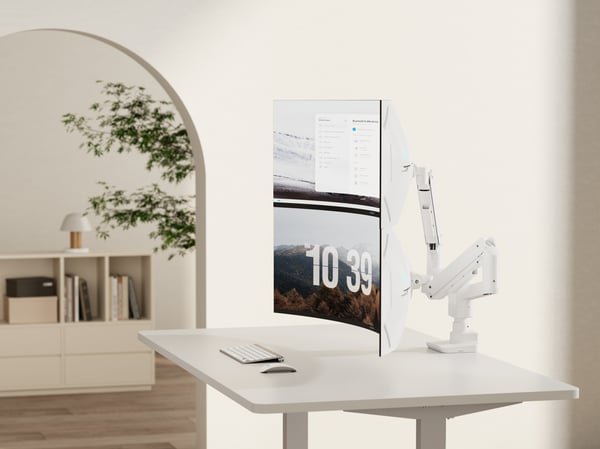 Equip 650183 monitorin kiinnike ja jalusta 88,9 cm (35") Vastaanotto Valkoinen