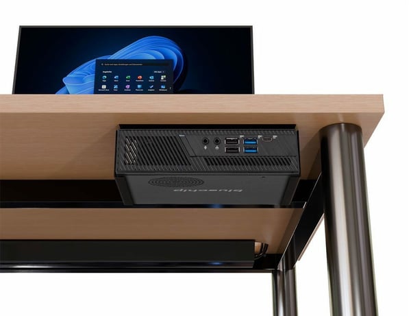 bluechip BUSINESSline S3159 Intel® Core™ i5 i5-13400 8 GB DDR5-SDRAM 500 GB SSD Windows 11 Pro Mini PC Mini-PC Svart