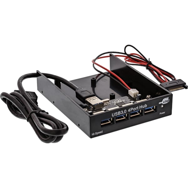 InLine 33395B drive bay-paneler Svart