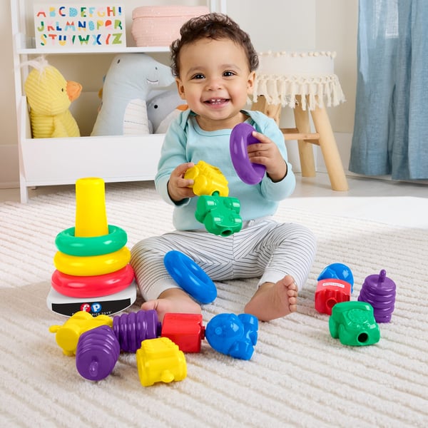 Fisher-Price Rock-a-Stack and Snap Lock Beads Bundle
