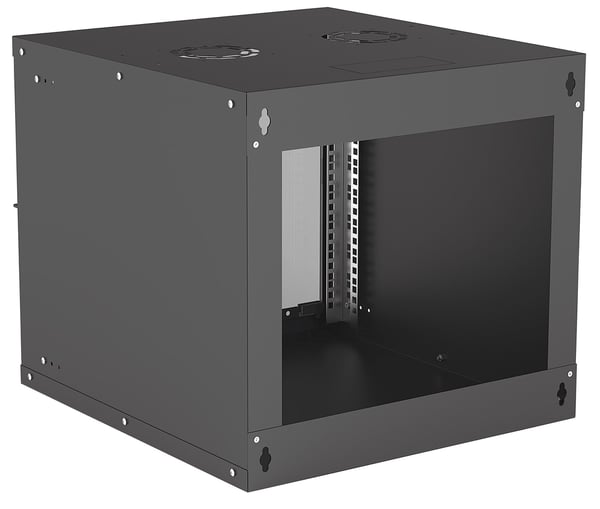 Intellinet 714808 rack 9U Väggmonterad rack Svart