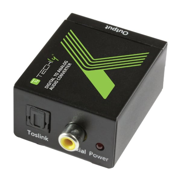 Techly IDATA SPDIF-3 kabel kønsskifter Multiconnection RCA Sort