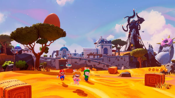 Nintendo Mario + Rabbids Sparks of Hope Standard+Add-on Tysk, Engelsk, Spansk, Fransk, Italiensk Nintendo Switch