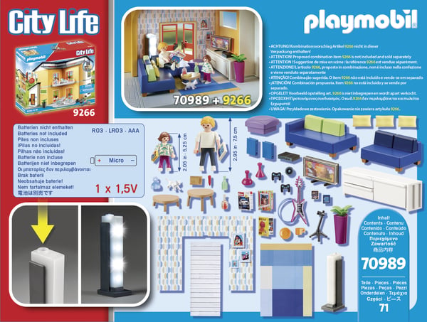 Playmobil City Life 70989 leksakssats