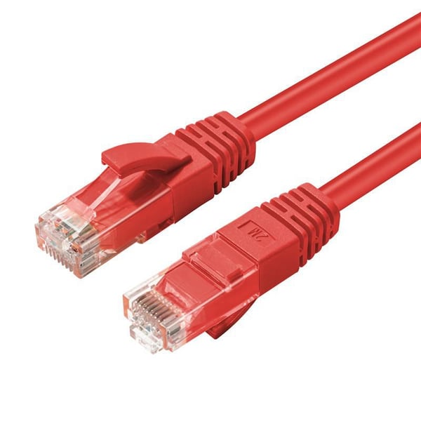 Microconnect UTP605R netværkskabel Rød 5 m Cat6 U/UTP (UTP) Rund