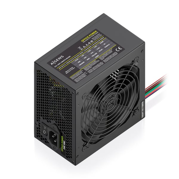 AISENS ASPC-500ATX-SEOBK virtalähdeyksikkö 500 W 20+4 pin ATX ATX Musta AISENS ASPC-500ATX-SEOBK virtalähdeyksikkö 500 W 20+4 pin ATX ATX Musta