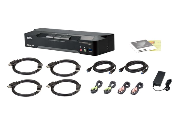 ATEN CM1942 KVM-switchar Svart