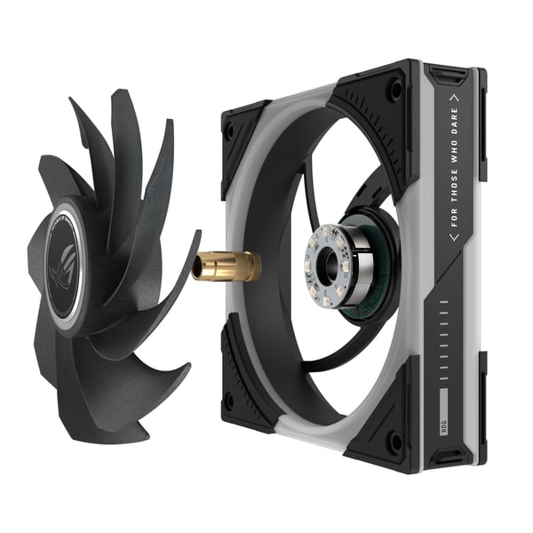 ASUS ROG Eurux GR120 ARGB Reverse Fan - Triple Pack Datorväska 12 cm Svart, Vit 3 styck