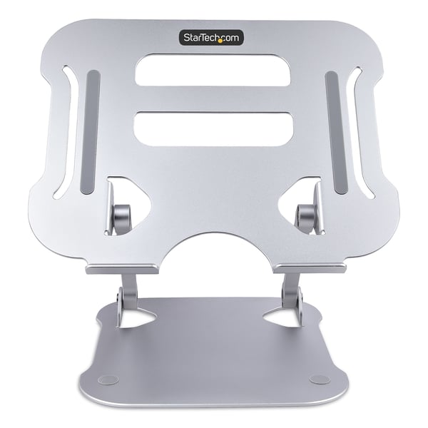 StarTech.com Laptop Stand til Skrivebord, Ergonomisk Laptop Stand Justerbar Højde, Aluminium, Bærbar, Su