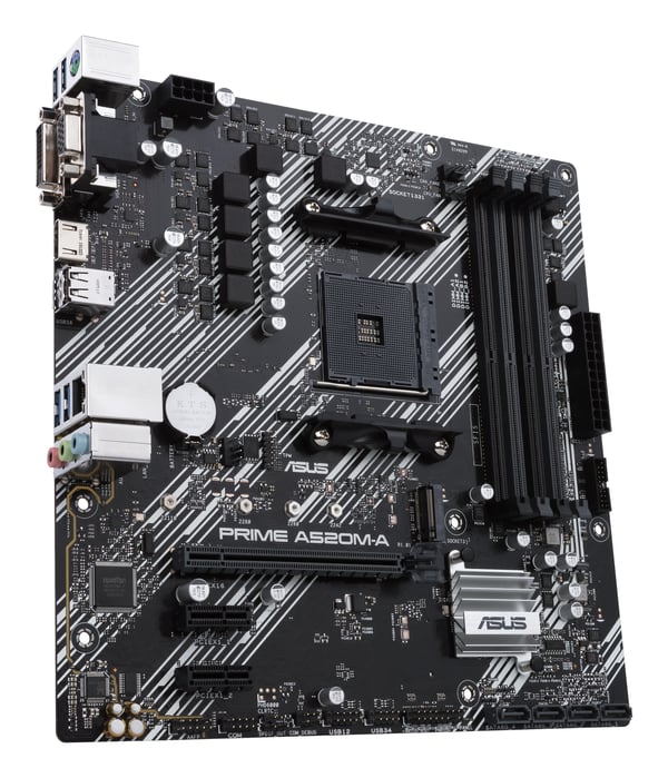 ASUS PRIME A520M-A II/CSM AMD A520 Kanta AM4 mikro ATX