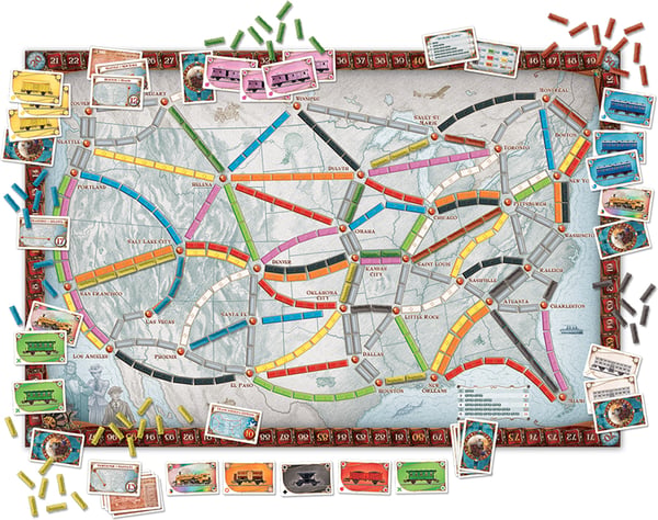 Asmodee Ticket to Ride Lautapeli Strategia
