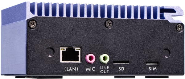 Shuttle Edge PC SPCEL12 0,46L storlek PC Svart, Blå J6412 Intel® SoC BGA 1493 2 GHz