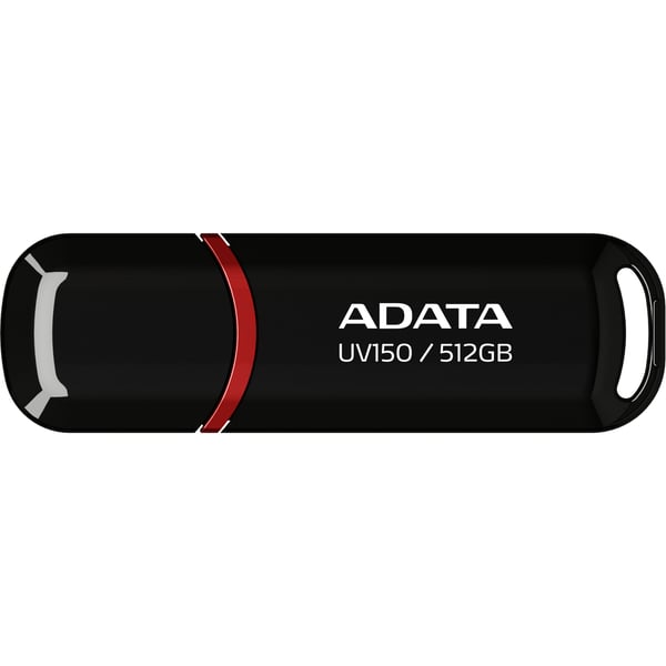 ADATA UV150 USB-muisti 512 GB USB A-tyyppi 3.2 Gen 1 (3.1 Gen 1) Musta, Punainen