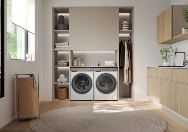 Haier X Series 7 HD90-A367U1-IT tørretumbler Fritstående Front-læsning 9 kg Hvid