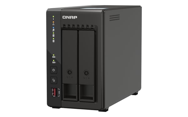 QNAP TS-253E NAS Tower Intel® Celeron® J6412 8 GB 0 TB QNAP QTS Sort