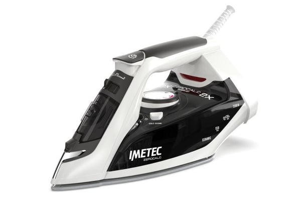Imetec Zerocalc Z1 Ångstrykjärn CeramicGlide stryksula 2200 W Svart, Vit