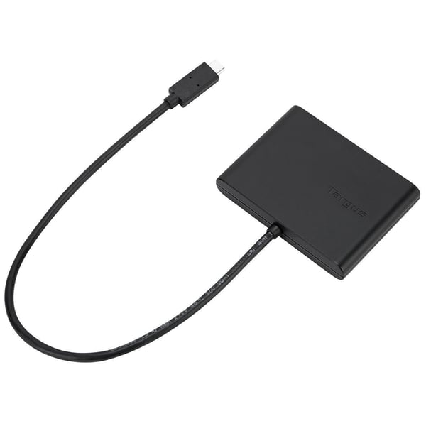 Targus ACA929EU kannettavien tietokoneiden telakka ja porttitoistin Langallinen USB 3.2 Gen 1 (3.1 Gen 1) Type-C Musta