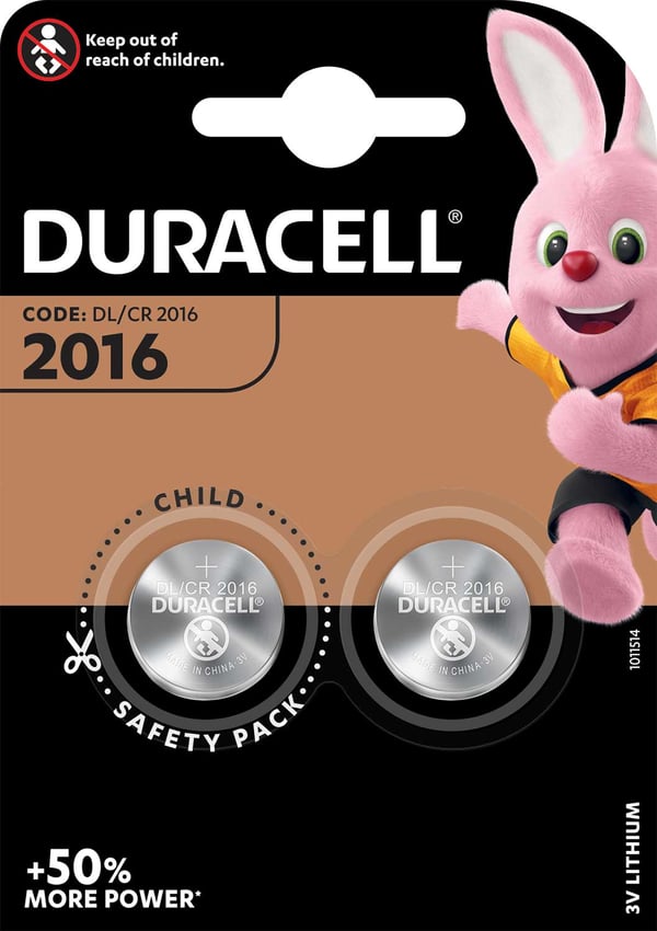 Duracell CR2016 Engangsbatteri Lithium