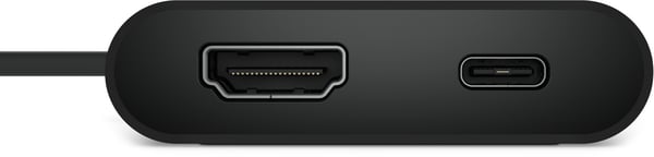 DELL DA225 Langallinen USB 3.2 Gen 1 (3.1 Gen 1) Type-C Musta