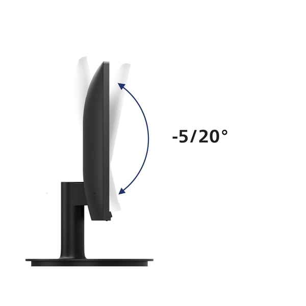 Philips V Line 221V8A/00 computerskærm 54,6 cm (21.5") 1920 x 1080 pixel Fuld HD LED Sort