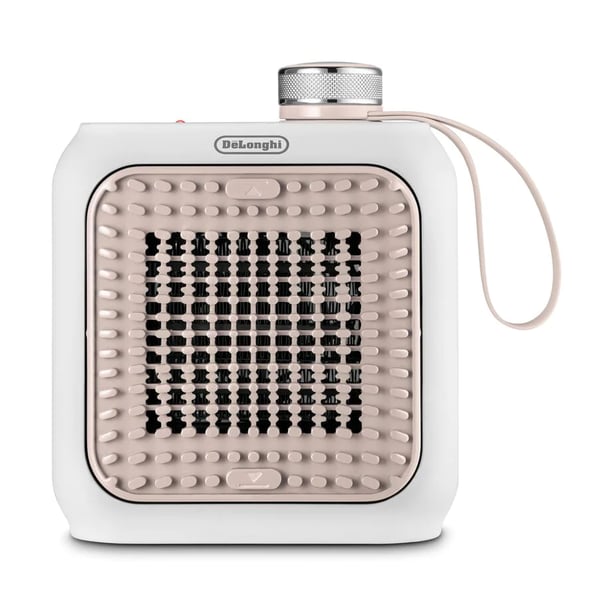 De’Longhi HFX10B03.PK inomhus Rosa, Vit 360 W Elektrisk värmefläkt