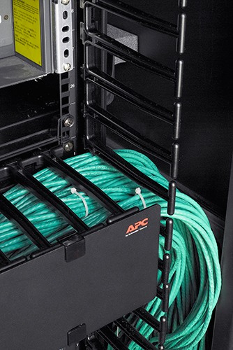 APC NetShelter SX 42U Fritstående reol Sort
