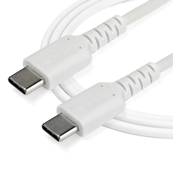 StarTech.com RUSB2CC1MW USB-kabel USB 2.0 1 m USB C 0,48 Gbit/sek. 60 W Hvid