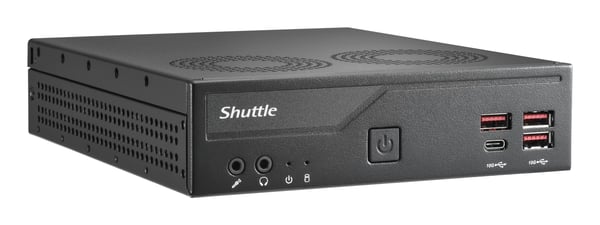 Shuttle DB860 barebone-tietokonerunko 1.35L kokoinen PC Musta Intel B860 LGA 1851 (Socket V1)