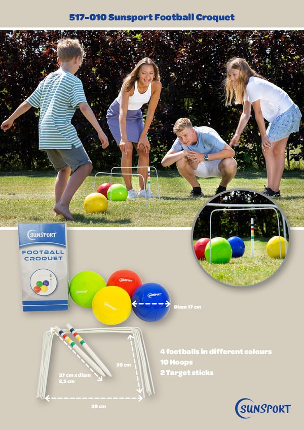 Bex Sport 517-010 krokotudstyr Fodbold-kroketudstyr