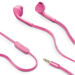 Celly UP100PK kuulokkeet ja kuulokemikrofoni Langallinen In-ear Puhelut/Musiikki Vaaleanpunainen