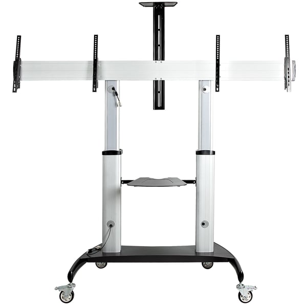 StarTech.com STNDMTVDUO tv-beslag 152,4 cm (60") Sort, Sølv