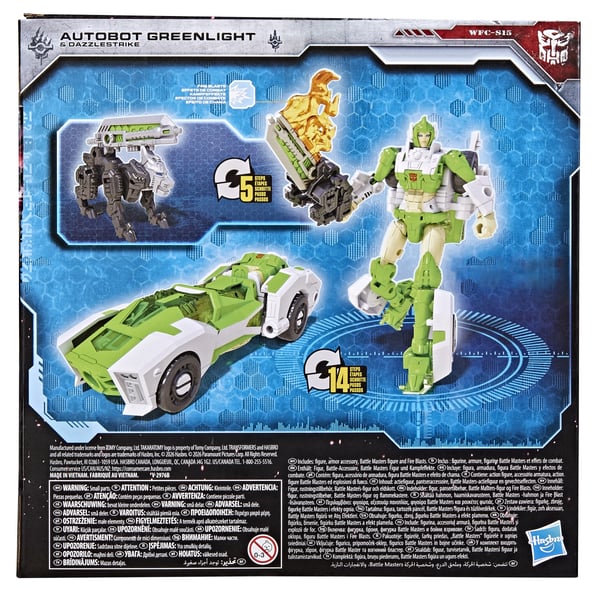 Transformers War for Cybertron Siege Deluxe Class Autobot Greenlight och Dazzlestrike