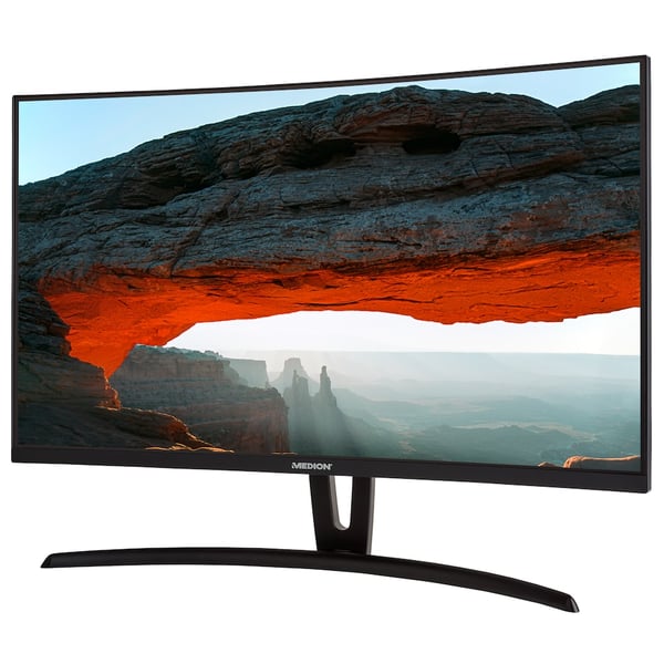 MEDION P52720 tietokoneen litteä näyttö 68,6 cm (27") 1920 x 1080 pikseliä Full HD LCD Musta