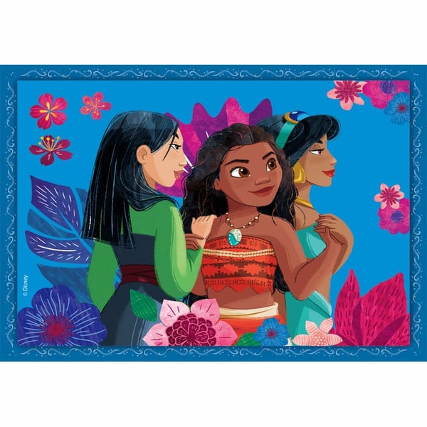 Clementoni Supercolor Disney Princess Puslespil 12 stk Tegnefilm