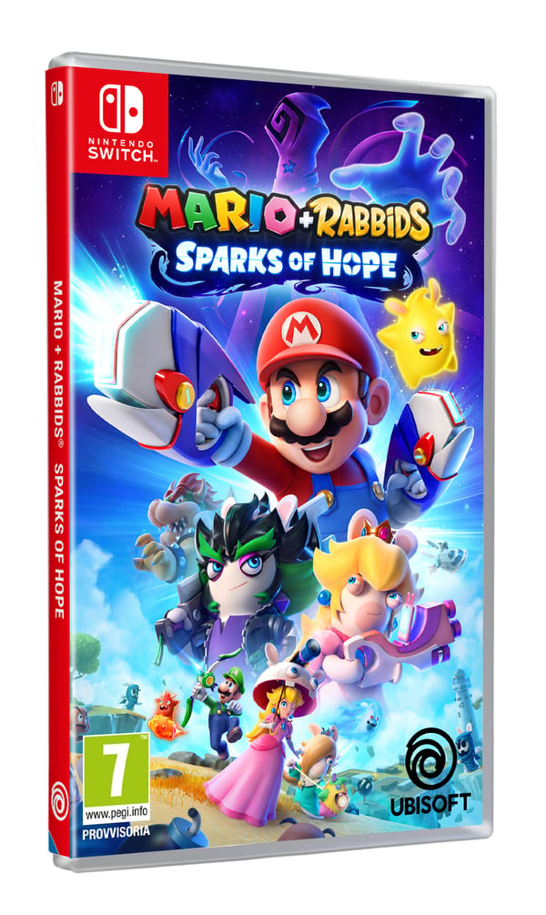 Nintendo Mario + Rabbids Sparks of Hope Standard+Add-on Tysk, Engelsk, Spansk, Fransk, Italiensk Nintendo Switch