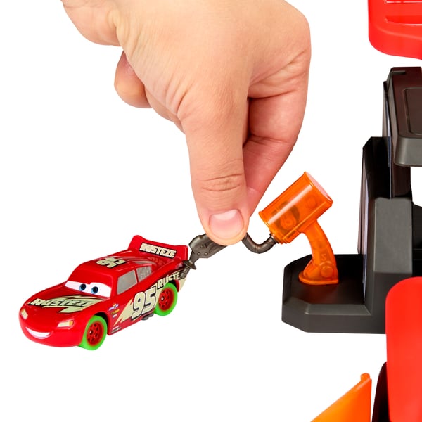 Disney Pixar Cars Disney og Pixar Biler Glow Racers Lysende racerløb på kryds og tværs-legesæt